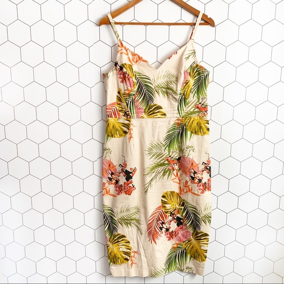 ASOS Dresses & Skirts - ASOS tropical palm leaf printed sheath dress